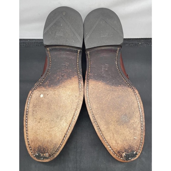 ALLEN EDMONDS Heathwood Brown Leather Horsebit Loafers Shoes Mens 9 Fast Ship main image 5